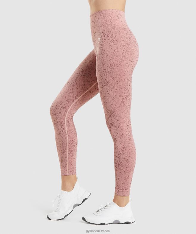 Gymshark adapter les leggings sans couture mouchetés minéral | paige rose femmes 6HF28321